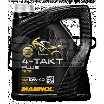 MANNOL 4-Takt Plus SL (полусинтетическое) 4л
