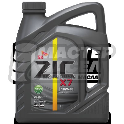 ZIC X7 Diesel 10W-40 CI-4/SL 6л