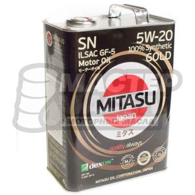 Mitasu Gold 5W-20 SN 4л