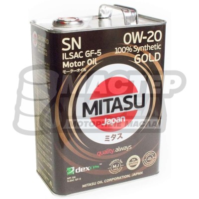 Mitasu Gold 0W-20 SN 4л