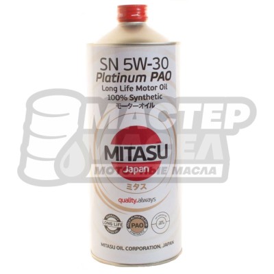 Mitasu Platinum PAO 5W-30 SN/CF 1л