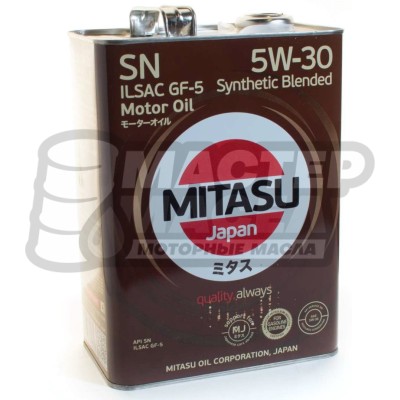 Mitasu Motor Oil 5W30 SN 4л
