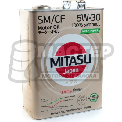 Mitasu Moly-Trimer 5W-30 SM/CF 4л