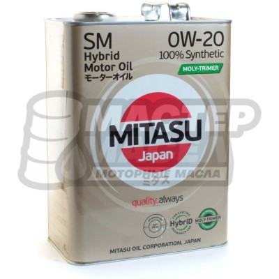 Mitasu Hybrid Moly-Trimer 0W-20 SM 4л