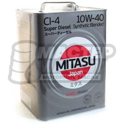 Mitasu Super Diesel LL 10W-40 CI-4 6л