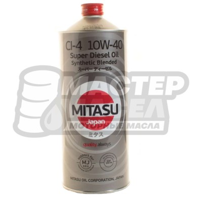 Mitasu Super Diesel LL 10W-40 CI-4 1л