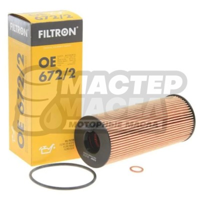 Фильтр масляный Filtron OE672/2 (аналог HU721/5X)
