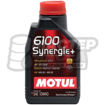 MOTUL 6100 Synergie+ 10W-40 SN/CF 1л