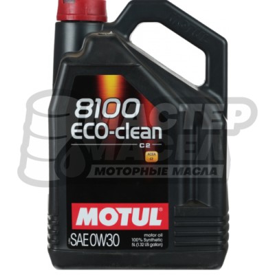 MOTUL 8100 ECO-clean 0W-30 SN 5л
