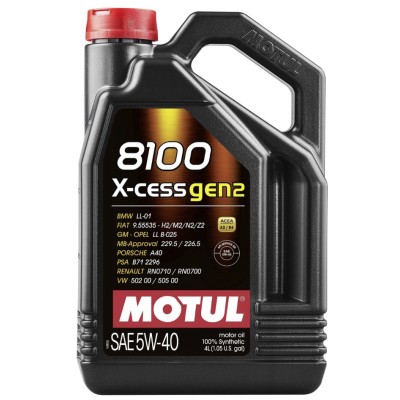 MOTUL 8100 X-cess GEN2 5W-40 SN/CF 4л