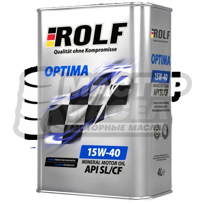 ROLF Optima 15W-40 SL/CF (минеральное) 4л