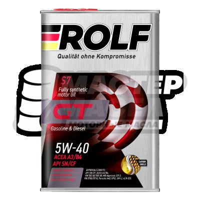 ROLF GT 5W-40 SN/CF (синтетическое) 4л