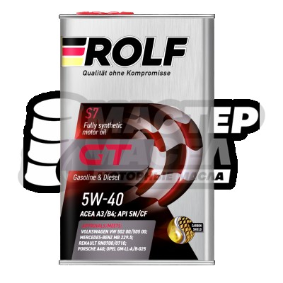 ROLF GT 5W-40 SN/CF (синтетическое) 1л