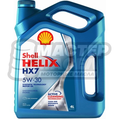 Shell Helix HX-7 5W-30 SL/CF 4л