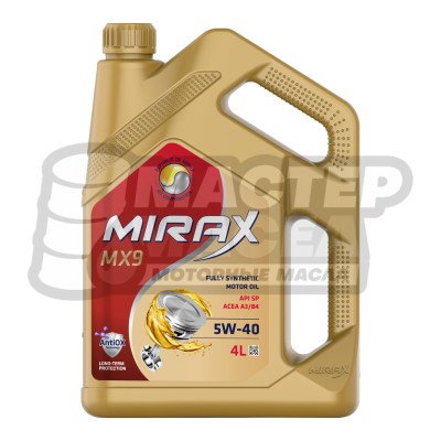 MIRAX MX9 5W-40 A3/B4 (синтетическое) 4л