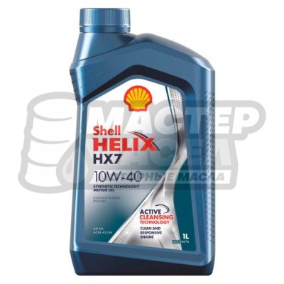 Shell Helix HX-7 10W-40 SN Plus (полусинтетическое) 1л