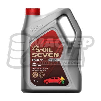 S-OIL 7 RED #7 5W-30 SN 4л