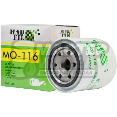 Фильтр масляный Madfil MO-116 (аналог C-116)