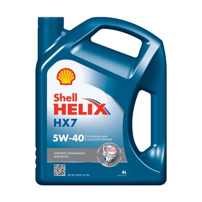 Shell Helix HX-7 5W-40 SN/CF 4л
