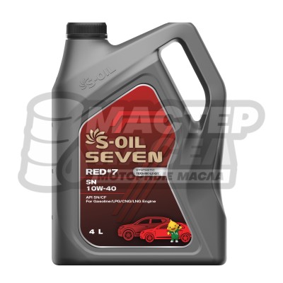 S-OIL 7 RED #7 10W-40 SN 4л