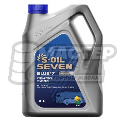 S-OIL 7 BLUE #7 5W-30 CF-4/SG 4л