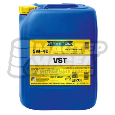Ravenol VST SAE 5W-40 SN/CF (синтетическое) 20л