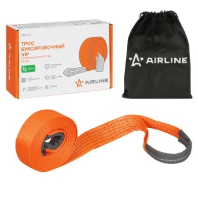 Трос Ленточный 7т 5м с сумкой AIRLINE (без крюков)