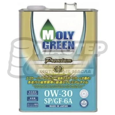 MolyGreen Premium 0W-30 SP/GF-6 4л
