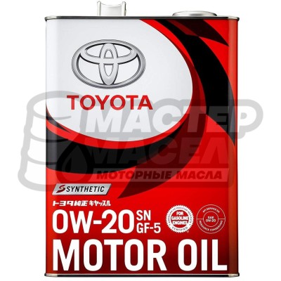 Toyota Motor Oil 0W-20 SP 4л