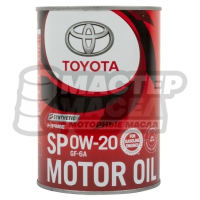 Toyota Motor Oil 0W-20 SP 1л