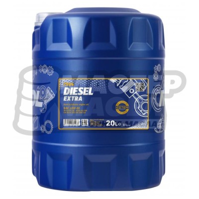 MANNOL Diesel Extra 10W-40 CH-4/SL (полусинтетическое) 10л