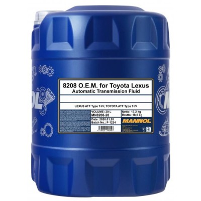 MANNOL O.E.M. ATF Type-T-IV 20л
