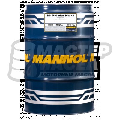 MANNOL Molibden 10W-40 SL/CF 60л