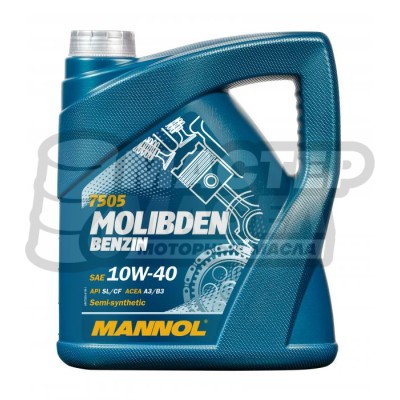 MANNOL Molibden 10W-40 SL/CF 4л