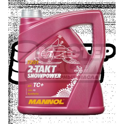MANNOL 2-Takt SnowPower TC+ (синтетическое) 4л