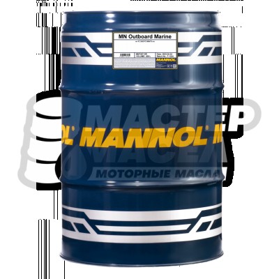 MANNOL 2-Takt Outboard Marine TC-W3 (полусинтетическое) 208л