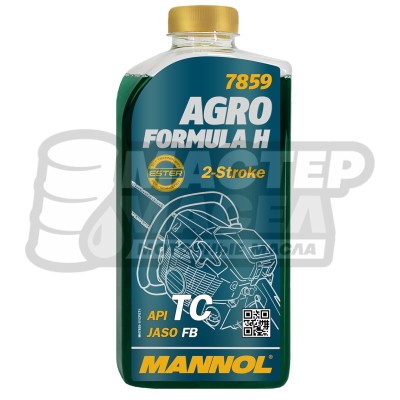 MANNOL 2-Takt Agro HSQ (синтетическое) 1л