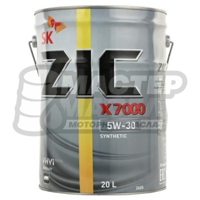 ZIC X7000 5W-30 E4/E7 20л на розлив