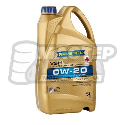 Ravenol VSH SAE 0W-20 (синтетическое) 5л