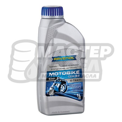 Ravenol 4Т Motobike Ester SAE 15W-50 (синтетическое) 1л