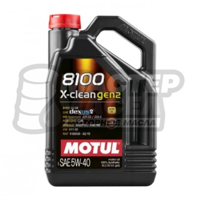 MOTUL 8100 X-clean C3 GEN2 5W-40 SN/CF 5л