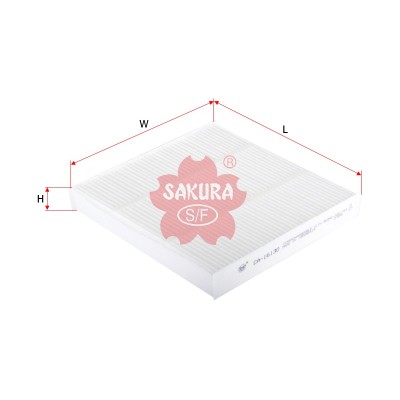 Фильтр салонный Sakura CA-16130 (аналог AC-8503) Фильтр салонный Sakura CA-16130 (аналог AC-8503)