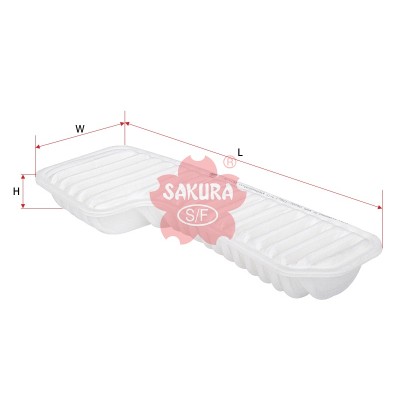 Фильтр воздушный Sakura A-1193 (аналог A-195) Фильтр воздушный Sakura A-1193 (аналог A-195)