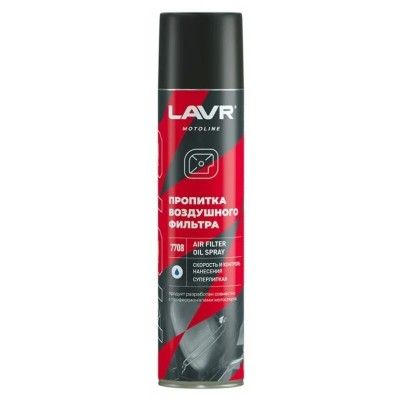 LAVR 7708 Пропитка для воздушных фильтров 400мл LAVR 7708 Пропитка для воздушных фильтров 400мл