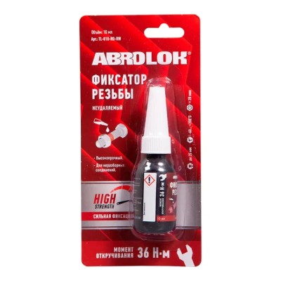 ABRO MASTERS Фиксатор резьбы красный 10мл