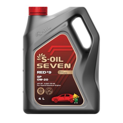 S-OIL SEVEN RED #9 0W-20 SP 4л S-OIL SEVEN RED #9 0W-20 SP 4л