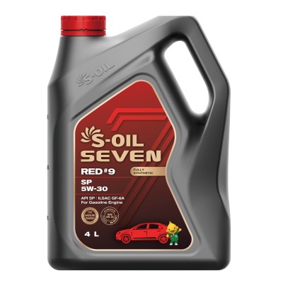 S-OIL SEVEN RED #9 5W-30 SP 4л S-OIL SEVEN RED #9 5W-30 SP 4л