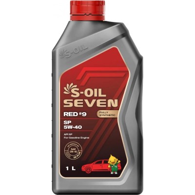 S-OIL SEVEN RED #9 5W-40 SP 1л S-OIL SEVEN RED #9 5W-40 SP 1л