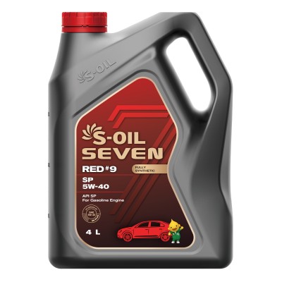 S-OIL SEVEN RED #9 5W-40 SP 4л S-OIL SEVEN RED #9 5W-40 SP 4л