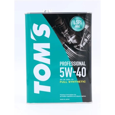 TOM'S Professional 5W-40 C3 4л TOM'S Professional 5W-40 C3 4л